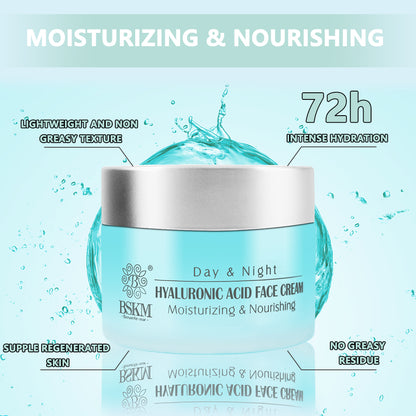 Hyaluronic Acid Face Cream Moisturizer Brightening Anti-Aging Wrinkle