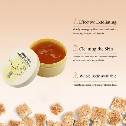 Yellow Sugar Facial Exfoliating Gel Body Scrub Peeling