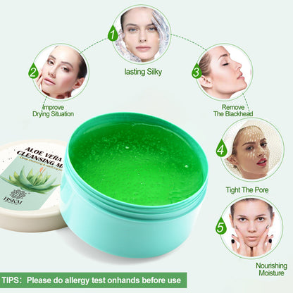 Aloe Vera Gel Ice Cleansing Mask Soothing & Moisture for Dry & Sensitive Skin Skincare