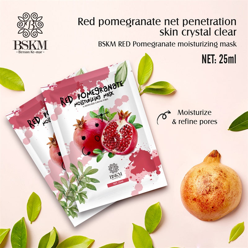 3PCS/Set Peach & Blood Orange & Red Pomegranate Facial Mask Peach