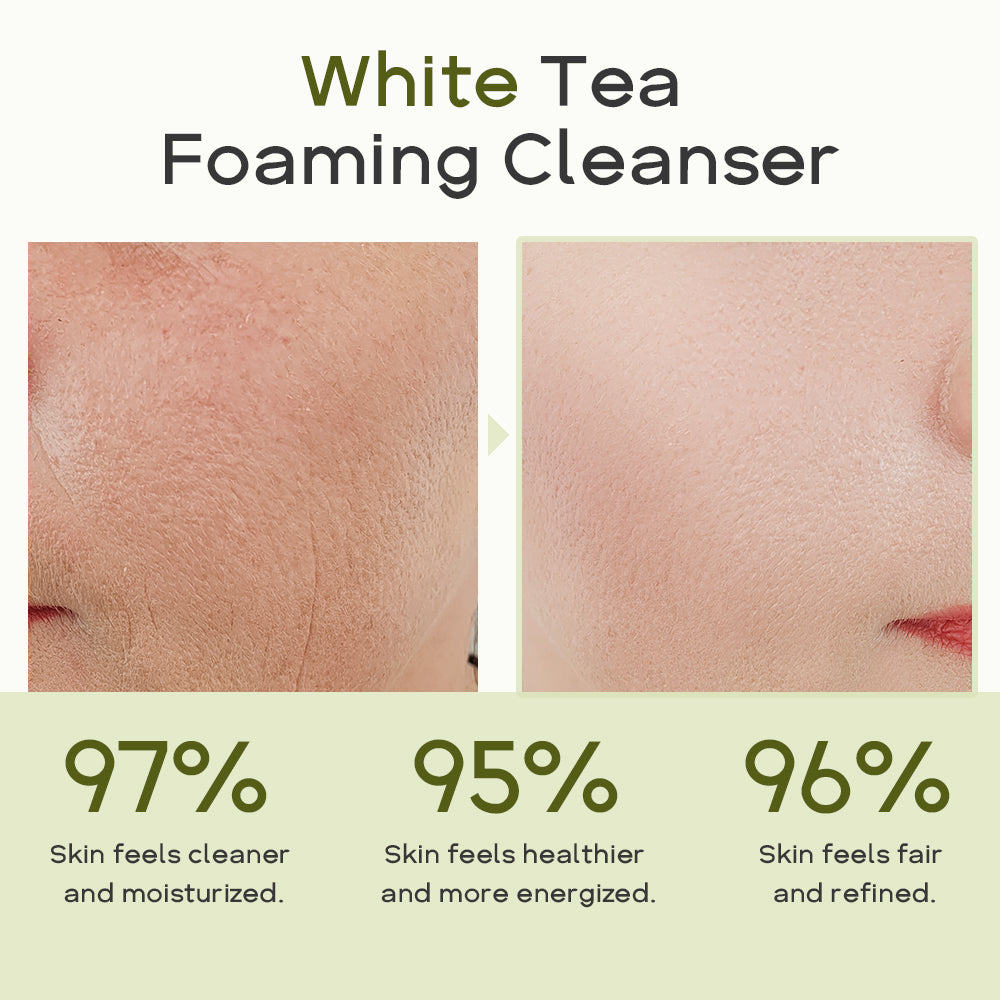 White Tea Cleansing Mousse Facial Wash