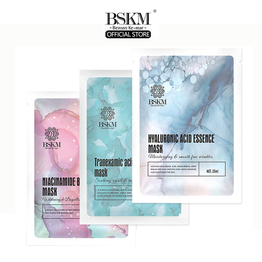 3PCS/Set Hyaluronic Acid & Niacinamide & Tranexamic Acid Facial Mask